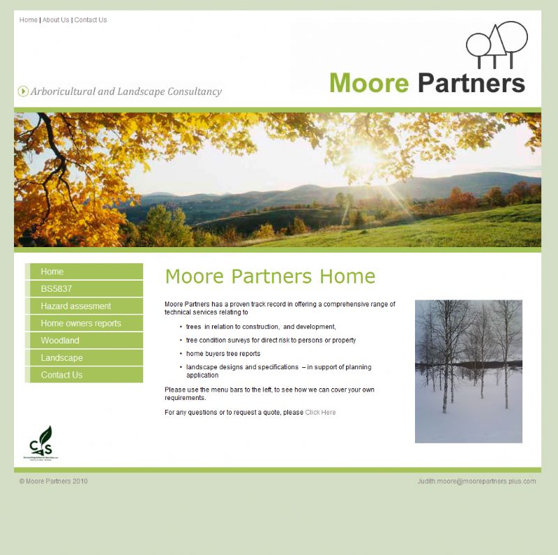 Chelmsford Essex Web Design - Moore Partners